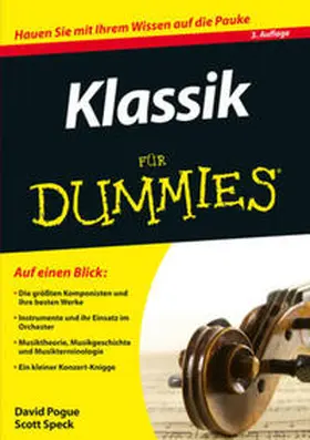 Pogue / Speck |  Klassik für Dummies | eBook | Sack Fachmedien