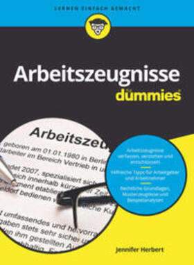 Herbert |  Arbeitszeugnisse für Dummies | eBook | Sack Fachmedien