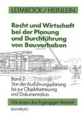 Leimböck / Heinlein |  Von der Ausführungsplanung bis zur Objektbetreuung und Dokumentation | Buch |  Sack Fachmedien