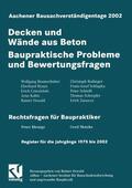 Oswald |  Aachener Bausachverständigentage 2002 | Buch |  Sack Fachmedien