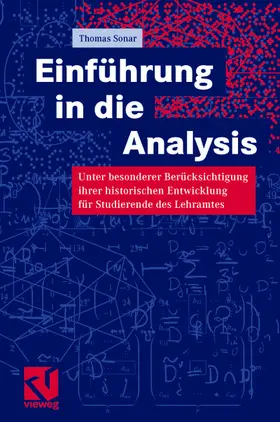 Sonar |  Einführung in die Analysis | Buch |  Sack Fachmedien