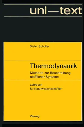 Schuller |  Thermodynamik | Buch |  Sack Fachmedien
