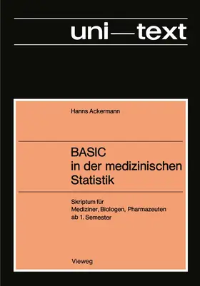Ackermann | BASIC in der medizinischen Statistik | Buch | 978-3-528-03324-8 | www.sack.de