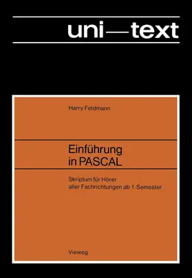 Feldmann |  Einführung in PASCAL | Buch |  Sack Fachmedien
