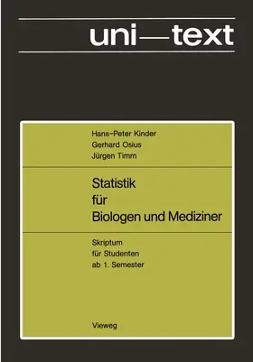 Kinder | Statistik für Biologen und Mediziner | Buch | 978-3-528-03343-9 | www.sack.de
