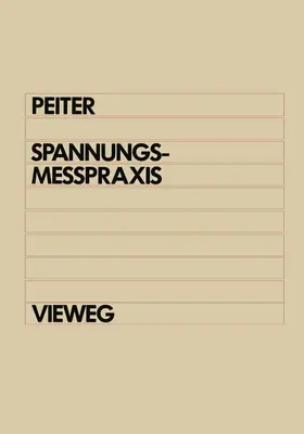 Peiter |  Spannungsmeßpraxis | Buch |  Sack Fachmedien
