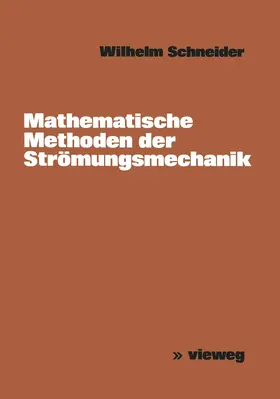 Schneider | Mathematische Methoden der Strömungsmechanik | Buch | 978-3-528-03573-0 | www.sack.de