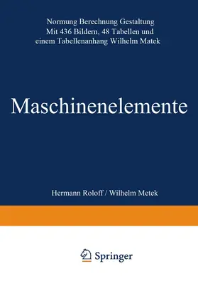 Roloff |  Maschinen elemente | Buch |  Sack Fachmedien
