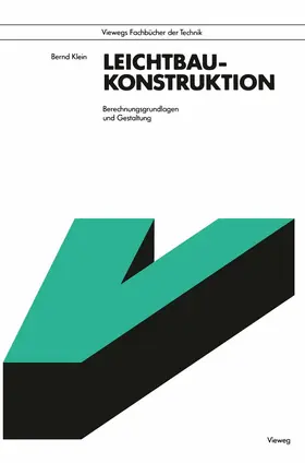 Klein |  Leichtbau-Konstruktion | Buch |  Sack Fachmedien