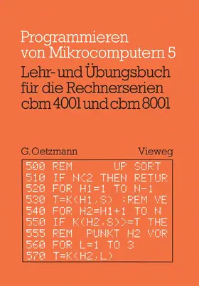 Oetzmann |  Lehr- und Übungsbuch für die Rechnerserien cbm 4001 und cbm 8001 | Buch |  Sack Fachmedien