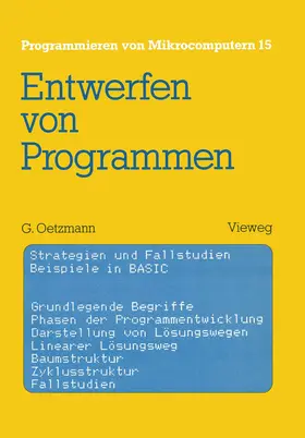 Oetzmann |  Entwerfen von Programmen | Buch |  Sack Fachmedien