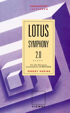Hering | Programmierleitfaden Lotus Symphony | Buch | 978-3-528-04680-4 | sack.de