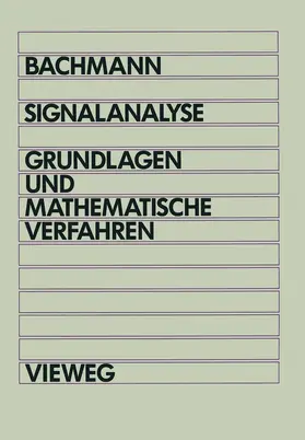 Bachmann | Signalanalyse | Buch | 978-3-528-04912-6 | www.sack.de