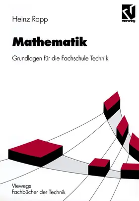 Rapp |  Mathematik | Buch |  Sack Fachmedien