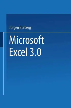 Burberg | Microsoft® Excel 3. 0 | Buch | 978-3-528-05167-9 | www.sack.de