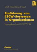 Hasenkamp |  Hasenkamp, U: Einführung von CSCW-Systemen in Organisationen | Buch |  Sack Fachmedien