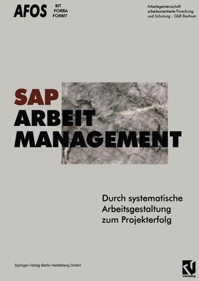 AFOS | Afos: SAP, Arbeit, Management | Buch | 978-3-528-05536-3 | sack.de