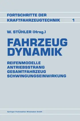 Stühler | Fahrzeug Dynamik | Buch | 978-3-528-06328-3 | www.sack.de