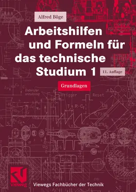 Böge |  Arbeitshilfen und Formeln für das technische Studium 1 | Buch |  Sack Fachmedien