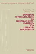 Schmidt / Zobel / Popp |  Schmidt, S: Empirische Untersuchungen zu Persönlichkeitsvari | Buch |  Sack Fachmedien
