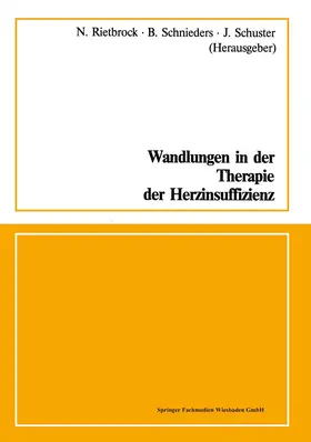 Rietbrock |  Wandlungen in der Therapie der Herzinsuffizienz | Buch |  Sack Fachmedien