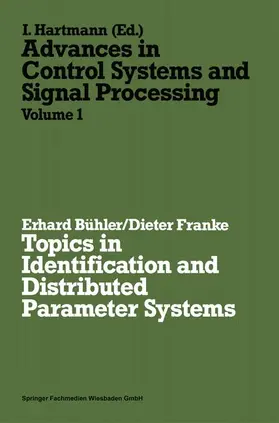 Bühler |  Topics in Identification and Distributed Parameter Systems | Buch |  Sack Fachmedien
