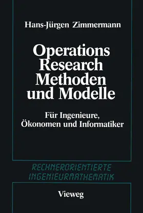 Zimmermann |  Methoden und Modelle des Operations Research | Buch |  Sack Fachmedien