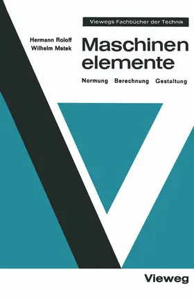 Roloff |  Maschinenelemente | Buch |  Sack Fachmedien