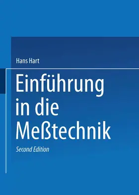 Hans |  Einführung in die Meßtechnik | Buch |  Sack Fachmedien