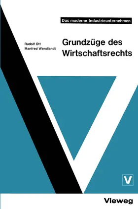 Ott |  Grundzüge des Wirtschaftsrechts | Buch |  Sack Fachmedien