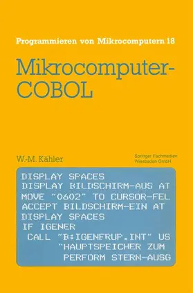 Kähler | Mikrocomputer-COBOL | Buch | 978-3-528-14438-8 | sack.de