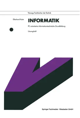 Kaier |  Informatik. PC-orientierte informationstechnische Grundbildung | Buch |  Sack Fachmedien