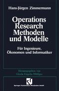 Zimmermann |  Methoden und Modelle des Operations Research | Buch |  Sack Fachmedien