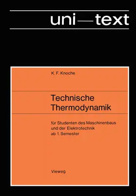 Knoche |  Technische Thermodynamik | Buch |  Sack Fachmedien