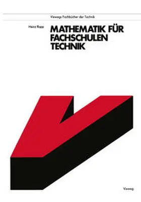 Rapp |  Mathematik für Fachschulen Technik | Buch |  Sack Fachmedien