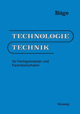 Böge |  Technologie/Technik | Buch |  Sack Fachmedien