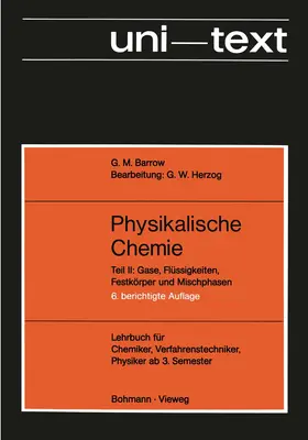 Barrow | Physikalische Chemie | Buch | 978-3-528-53531-5 | www.sack.de