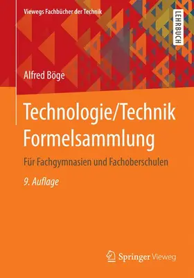 Böge |  Technologie/Technik Formelsammlung | Buch |  Sack Fachmedien