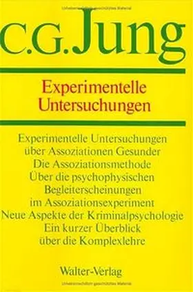 Jung |  C.G.Jung, Gesammelte Werke. Bände 1-20 Hardcover / Band 2: Experimentelle Untersuchungen | Buch |  Sack Fachmedien