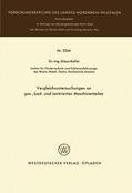 Keller |  Keller, K: ¿Vergleichsuntersuchungen an gas-, bad- und ionit | Buch |  Sack Fachmedien