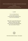Brunner |  Brunner, H: Über die in organischen Persäuren löslichen Prot | Buch |  Sack Fachmedien