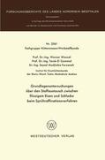 Wenzel |  Wenzel, W: Grundlagenuntersuchungen über den Stoffaustausch | Buch |  Sack Fachmedien