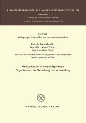 Grochla | Grochla, E: Kleincomputer in Verbundsystemen | Buch | 978-3-531-02608-4 | sack.de