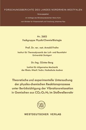 Frohn | Frohn, A: Theoretische und experimentelle Untersuchung der p | Buch | 978-3-531-02683-1 | sack.de