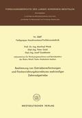 Weck |  Weck, M: Bestimmung von Getriebeverformungen und Flankenrich | Buch |  Sack Fachmedien