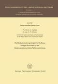 Heitfeld |  Heitfeld, K: Bedeutung des geologischen Aufbaus bindiger Sch | Buch |  Sack Fachmedien