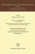 Kratzsch |  Kratzsch, H: Modelltheoretische Berechnung der tektonischen | Buch |  Sack Fachmedien