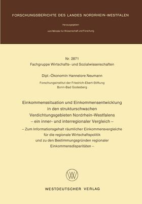 Neumann |  Neumann, H: Einkommenssituation und Einkommensentwicklung in | Buch |  Sack Fachmedien
