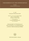 Fiedler |  Fiedler, H: Untersuchungen zur Formalisierung im Recht als B | Buch |  Sack Fachmedien
