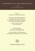 Windhoff-Héritier |  Windhoff-Héritier, A: Sozialleistungen: Strukturen und Selek | Buch |  Sack Fachmedien
